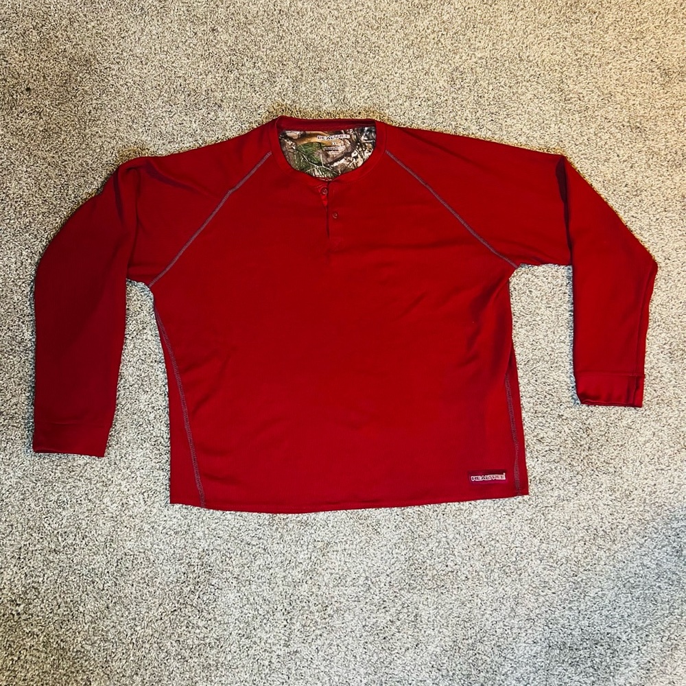 Realtree Men’s Extra Large Red Pullover Sweater